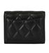 Chanel Flap Card Holder, £495, Accessories, Black, Lambskin Leather, Back view